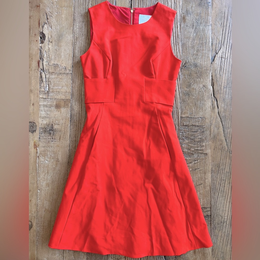 Kate Spade A-Line Red Party Dress with Pockets - Picture 2 of 4